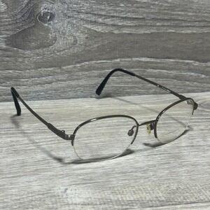 TITANflex M897 Eyeglasses Oval Gray 51mm Titanium Metal Frame Mens 19 140